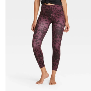 All in‎ Motion Leopard Print Contour Power Waist High-Rise 7/8